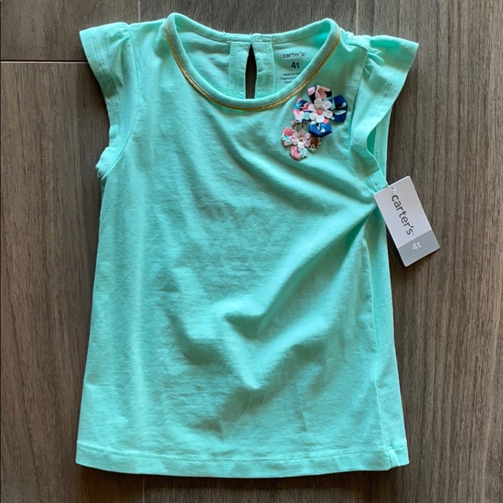 Brand new w/tags. Carter’s Girl Tank Top size 4T